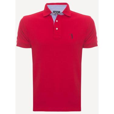 Imagem de Camisa Polo Vermelha Lisa Aleatory-Vermelho-XGGGG-Masculino