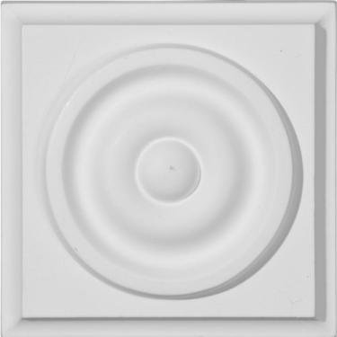 Imagem de Ekena Millwork PB03X03AT Bloco Anthony Plinth de 9,5 cm L x 9,5 cm A x 4,5 cm P