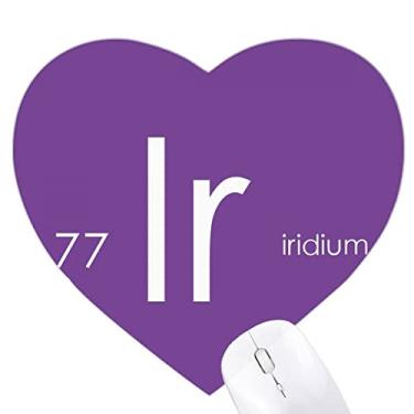 Imagem de Chestry Elements – Mousepad de borracha para mesa de épocas e metais de transição irídio e coração