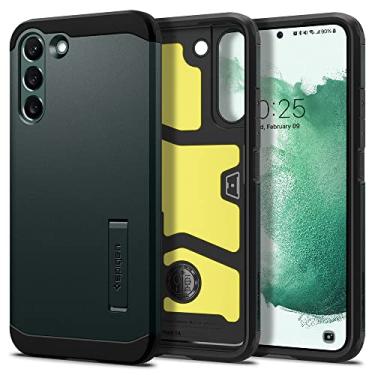Imagem de Spigen Capa Tough Armor projetada para Galaxy S22 (2022) - verde abismo