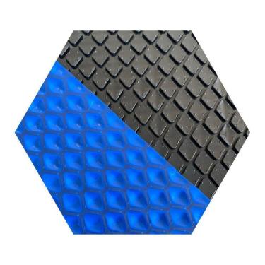 Imagem de Manta Térmica Piscina 7X3 500 Micras Proteção Uv Black/Blue