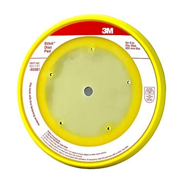 Imagem de 3M Stikit Disc Pad, 05581, 20 cm, para discos PSA, lixadeira, corpo de espuma durável, sem poeira, fábrica