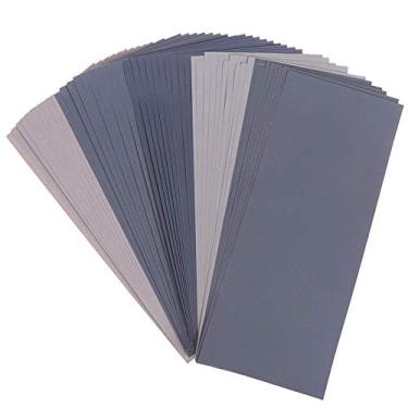 Imagem de SHENGANG 10 pçs 23 * 9,3 cm conjunto de lixa durável e prático uso seco e molhado lixa de grão abrasivo metal plástico cerâmico vidro polimento de carro, 1200