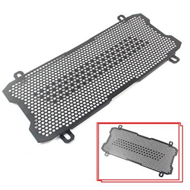 Imagem de FINMOKAL Protetor de proteção de grade de radiador frontal preto para Kawasaki Z650 2017 2018