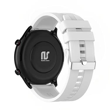 Imagem de Pulseiras NSmart compatíveis com Amazfit GTR 47MM / GTR 2 / GTR 2e / GTR 3 / GTR 4 (Branca HW)