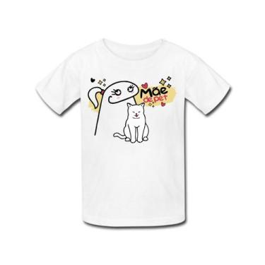 Imagem de Camiseta Infantil Mamãe De Pet Gatinho Cat Cachorrinho Dog Fofo - Reth