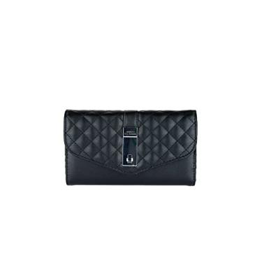 Imagem de Carteira Cedar Flap, Guess, Feminino, Preto, Un