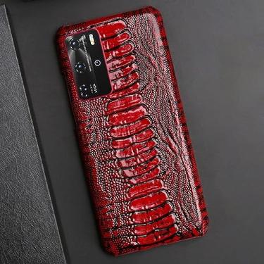 Imagem de para Huawei P40 Pro Lite P30 Mate 30 for Honor 30i V30 30S Nova 5T Case Texture Capa dura à prova de choque, vermelho, para Huawei Mate 30