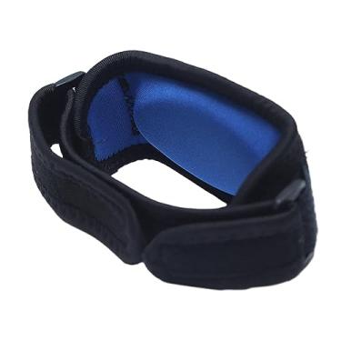 Imagem de harayaa Elbow Brace Elbow Band Acessórios Respirável Ajustável Leve Durável Golfers Guarda Interior Ao Ar Livre Halterofilismo Suporte de Cotovelo, 1 azul