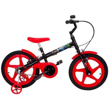 Imagem de Bicicleta Infantil Aro 16 Verden Rock Vermelho  - Com Rodinhas Freio V