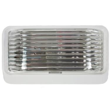 Imagem de Arcon 18102 12V Luz universal de varanda/utilitária com lente transparente e base branca