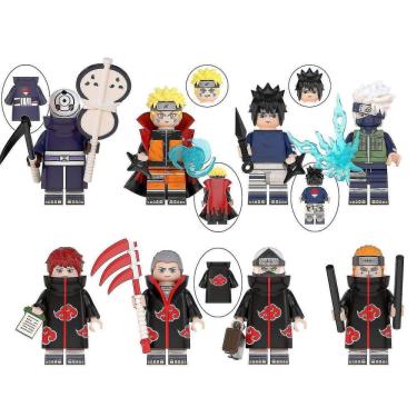 Imagem de Naruto Building Blocks Toy Japão Anime Figura Confronto 