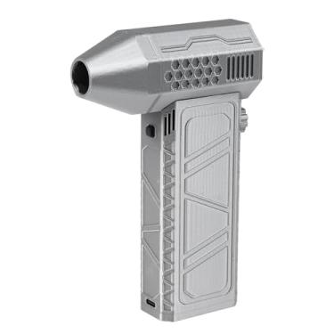 Imagem de Ventilador a Jato de Ar de Alta Velocidade, Carregamento Rápido, Com Interface de Carregamento Tipo C, para Atividades Ao Ar Livre, Carros, Computadores, Teclados, Câmeras, (GREY)