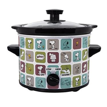 Imagem de Uncanny Brands Peanuts 2 Quart Slow Cooker- Snoopy & Woodstock Appliance