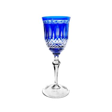 Imagem de Taça água em cristal Strauss Overlay 237.068 460ml azul escuro