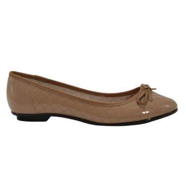 Imagem de Sapatilha Moleca 5027.1466 Verniz Nude/Camel