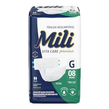 Imagem de Mili Fralda Vita Premium G - 8 Unidades