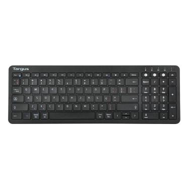 Imagem de Teclado sem Fio Targus AKB863 Antimicrobiano - Bluetooth ou Receptor USB - ABNT2 - Preto