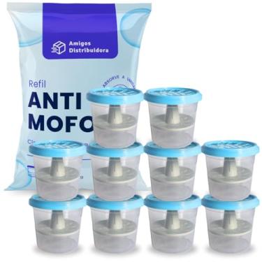 Imagem de Cloreto de Cálcio Anti mofo Bolinha 1kg + 10 Potes Anti mofo130g GG