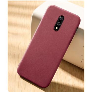 Imagem de Capa de telefone de silicone de arenito fosco para oneplus 7 8 pro 5t 5 6t 6 macio fosco tpu capa de pele proteção coque, vinho, para oneplus 6t