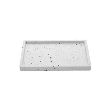 Imagem de Bandeja Retangular Em Mármore Terrazzo 27x17cm Lyor