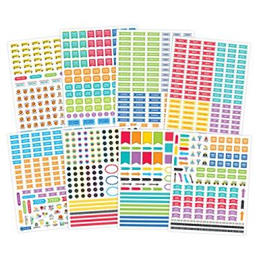 Imagem de Adesivos de planejador de aulas CTP, adesivos de plano de aula de professor e livro de disco, mais de 850 adesivos (prensa criativa de ensino 6296)