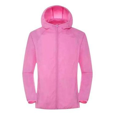 Imagem de Corta Vento, Capa De Chuva, Com Capuz! - LNGXO, P, Rosa