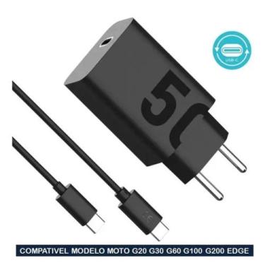 Imagem de Carregador TURBO 50W USB-C TIPO-C + Cabo USB-C TIPO C