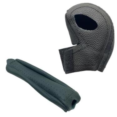 Imagem de Capas em couro manopla câmbio automático e freio de mão Soul Ex 2011 2