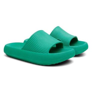 Imagem de Chinelo Nuvem Feminino Slide Conforto Moderno - Valentina K, 36, Verde