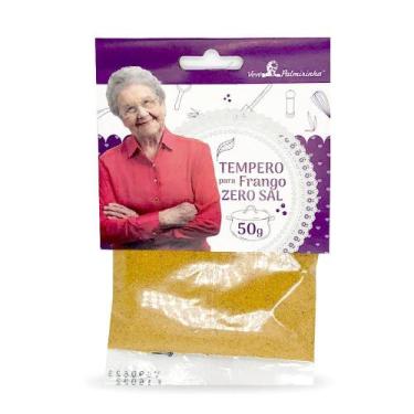 Imagem de Tempero Para Frango Vovó Palmirinha Zero Sal - Jmb Alimentos