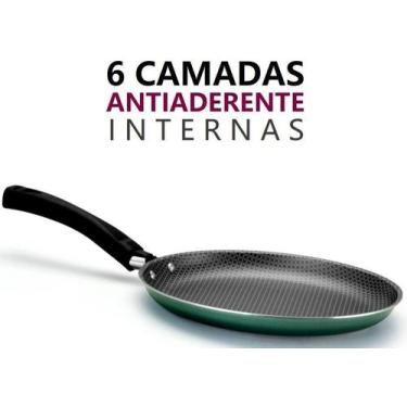 Imagem de Panquequeira - Tapioqueira - 22 cm - Verde Tiffany - Alegrete