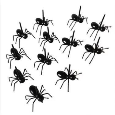 Imagem de Kit 12 Palitos Palitinhos Garfos Espetos Petiscos Decorativos Formiga 