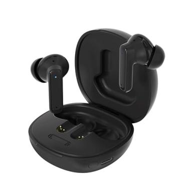 Imagem de Fones de ouvido sem fio Novo tipo de controle circular com tela sensível ao toque Bluetooth 5.4 Fones de ouvido esportivos com bateria de longa duração,Black