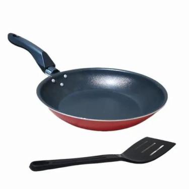 Imagem de Frigideira Antiaderente N20 + 1 Espátula Nylon - Marcolar, Preto, Cere