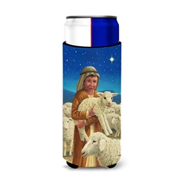 Imagem de "Caroline's Treasures Shepherd and His Sheep Michelob Ultra Koozies for Slim Cans, Multicolor"