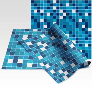 Imagem de Papel De Parede Adesivo Pastilhas Cozinha Banheiro Lavável 5m x 47cm -