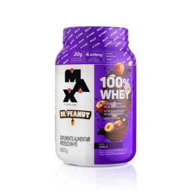 Imagem de Whey 100% Dr. Peanut Max Titanium sabor Avelã 900g, Avelã, 900g