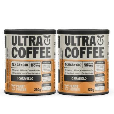 Imagem de 2x Ultra Coffee Plant Power Caramelo 220g, Caramelo