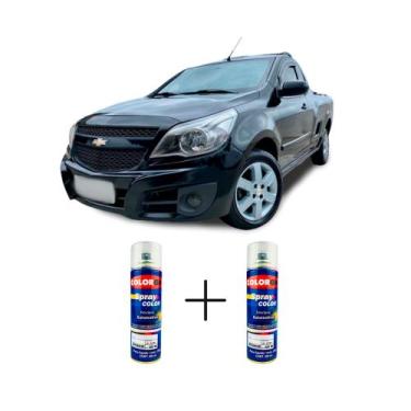 Imagem de Spray automotivo preto liszt + spray verniz 300ml - Sherwin Williams