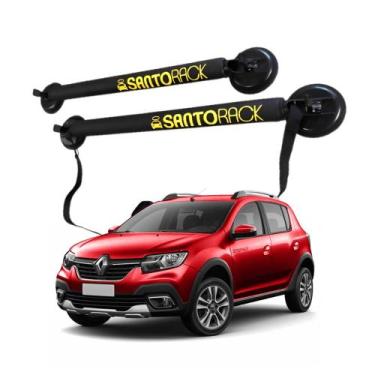 Imagem de Rack de Teto 4 Ventosas Universal Santo Rack Com Fita De Segurança Top