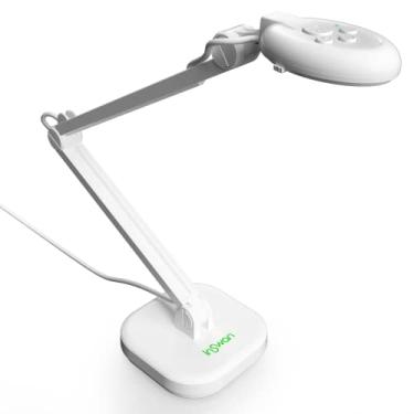 Imagem de INSWAN Câmera de documentos USB INS-2 de 13 MP para captura de tamanho ultra HD A3 4K (16:9), com foco automático de modo duplo e luz suplementar de LED; excelente para ensino e conferência web em sala e remoto