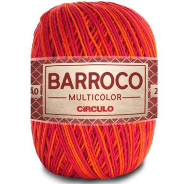 Imagem de Barbante Barroco Multicolor 200 Gramas Espessura Fio n 6 Circulo Matiz