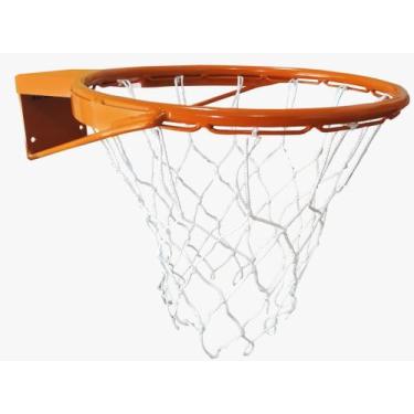 Imagem de Aro de Basquete Oficial Cesta de Basquete Reforçado Com Rede Al-238 - 