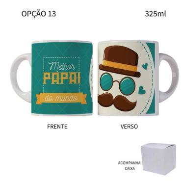 Imagem de Caneca 325ml Feliz Dia Do Pais Melhor Pai Do Mundo Super Pai - LARANJA