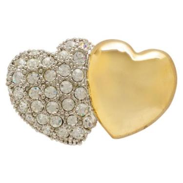 Imagem de Broche Strass Coração BRG5068 - Akasaki, Dourado