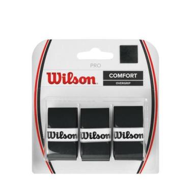 Imagem de Overgrip Wilson Pro Comfort Cores - 03 Unidades, Preto