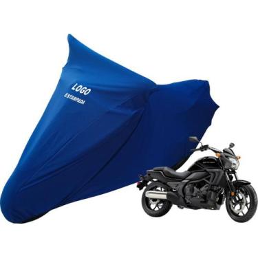 Imagem de Capa De Tecido Helanca Lycra Moto Honda CTX 700N Sob Medida - Mz, Azul