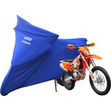 Imagem de Capa De Tecido Para Cobrir Moto KTM 250 EXC-F 300 EXC - Mz, Azul