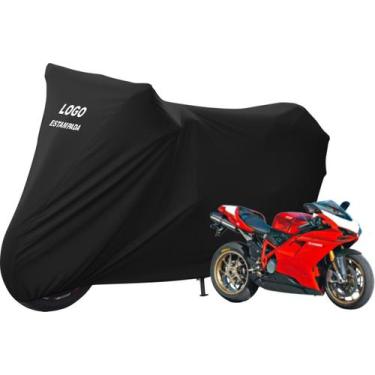 Imagem de Capa Para Moto Ducati 1098 Tecido Macio Não Risca Pintura - Mz, Preta